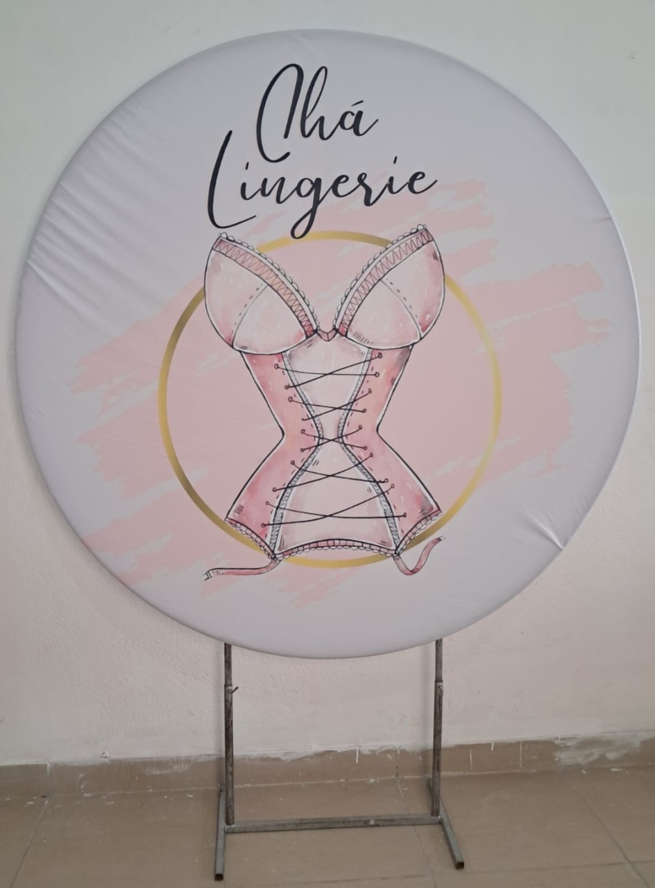 Painel Chá de Lingerie Branco - Stefane Sales 
