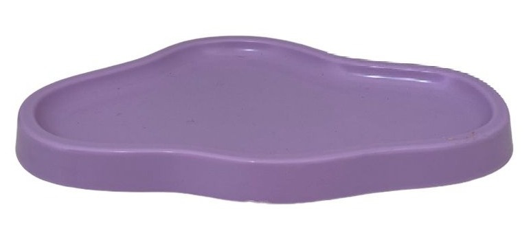 Bandeja Orgânica Lilás Candy de Plástico - Stefane Sales 