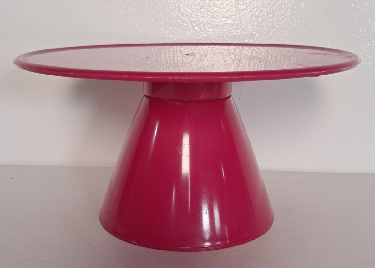 Bandeja Rosa Pink de Plástico - Stefane Sales 