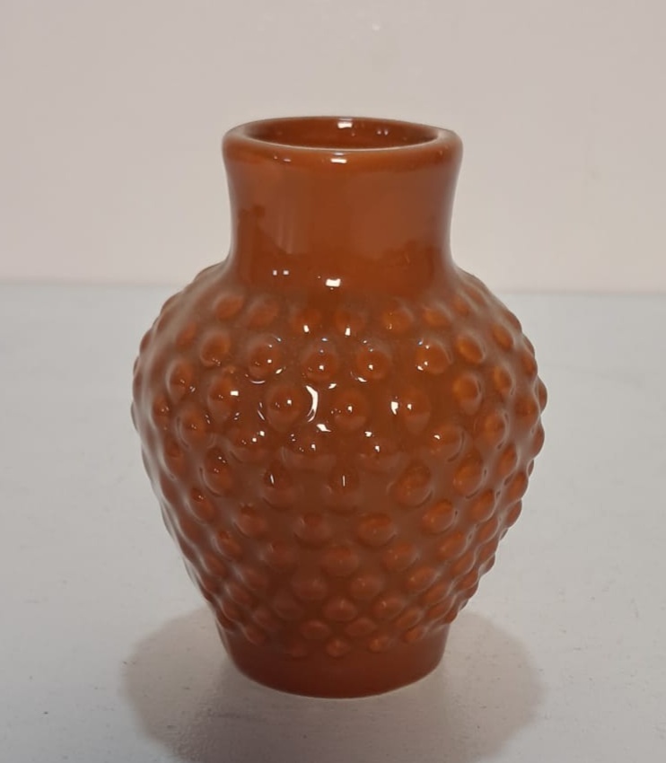 Vasinho Marrom de Louça Pp - Stefane Sales 