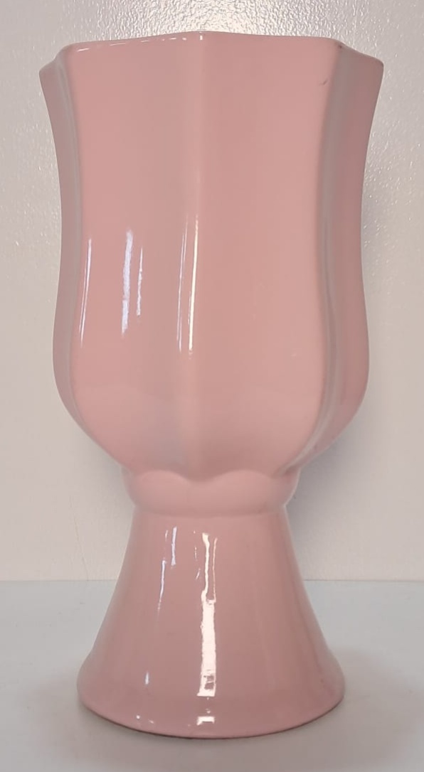 Vaso de Louça Rosa Rose 25Cm - Stefane Sales 