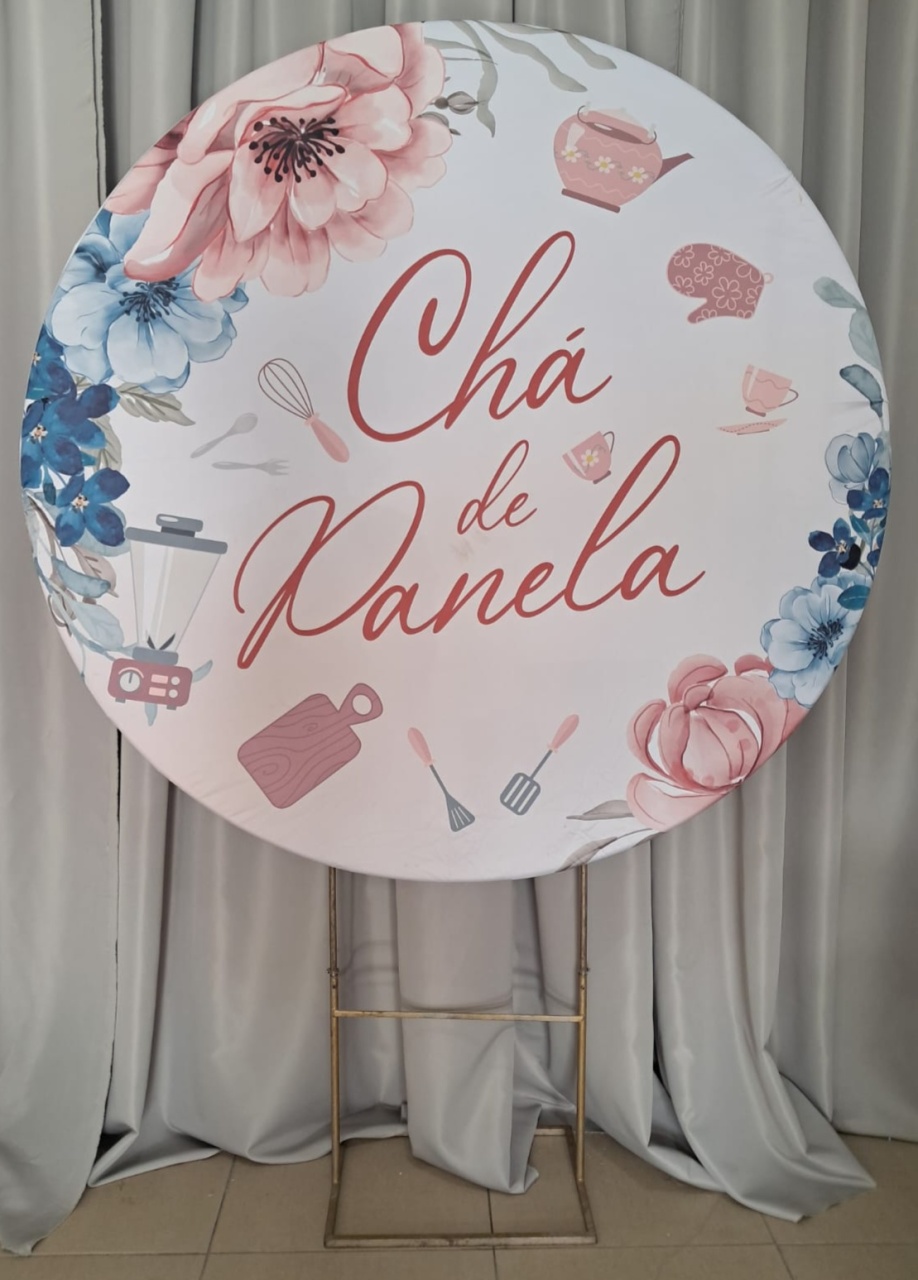 Painel Chá de Panela Com Floral - Stefane Sales 