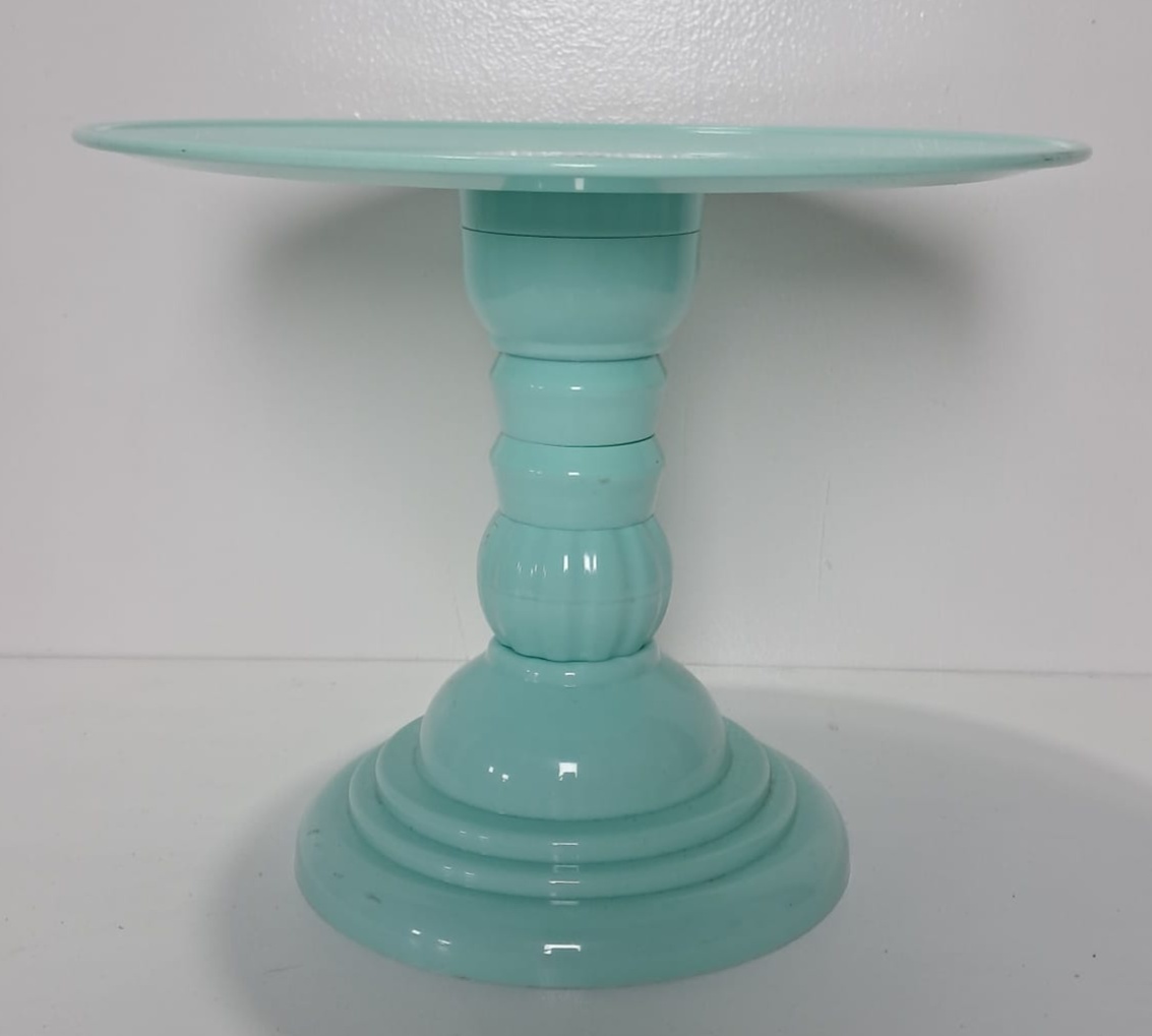 Bandeja Verde Candy Alta de Plástico 28Cm - Stefane Sales 