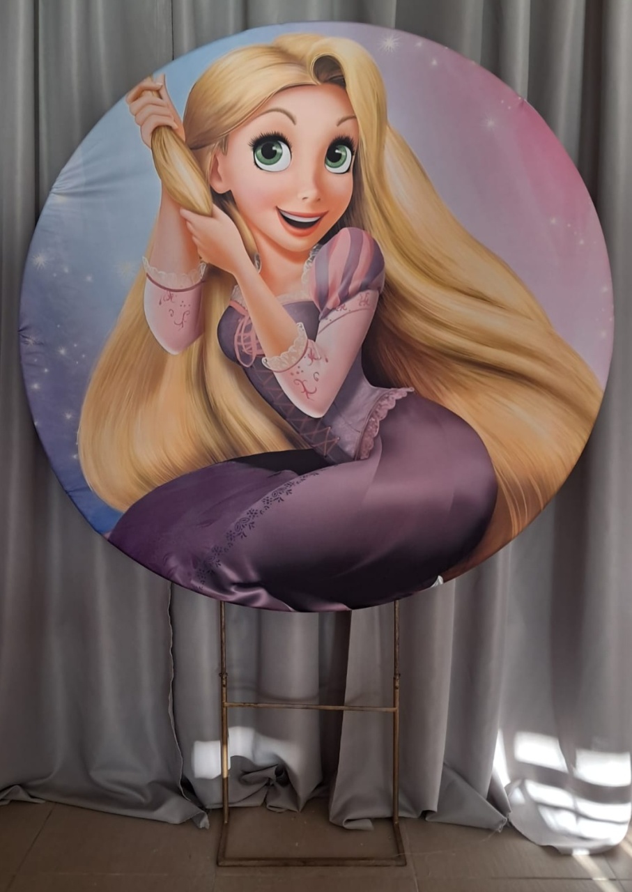 Painel Rapunzel Enrolados - Stefane Sales 