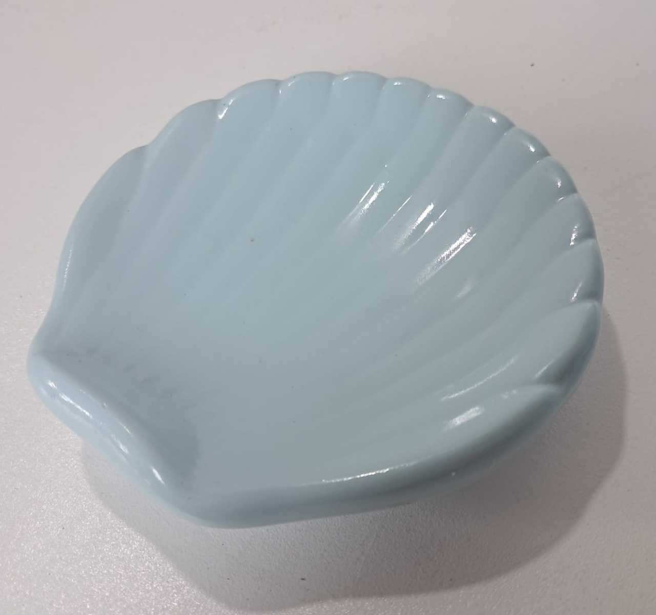 Bandeja de Concha Azul Candy de Louça P - Stefane Sales 