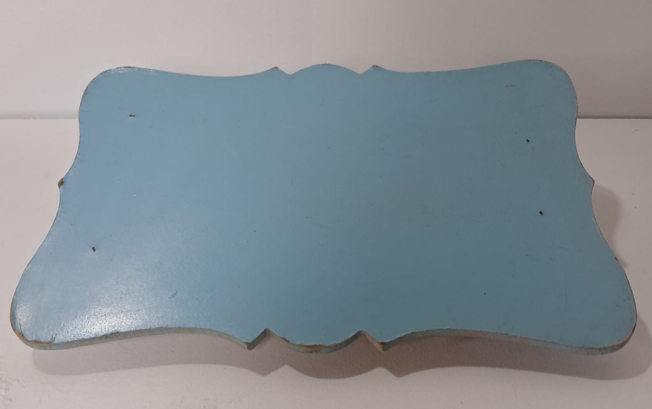 Bandeja de Mdf Azul Candy - Stefane Sales 