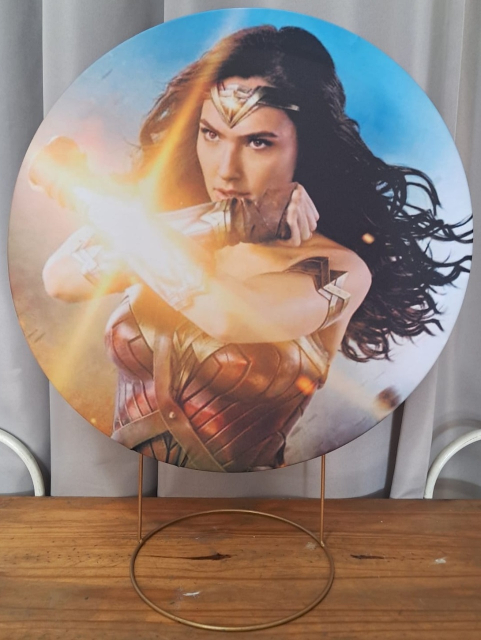 Painel de Mesa Mulher Maravilha - Stefane Sales 