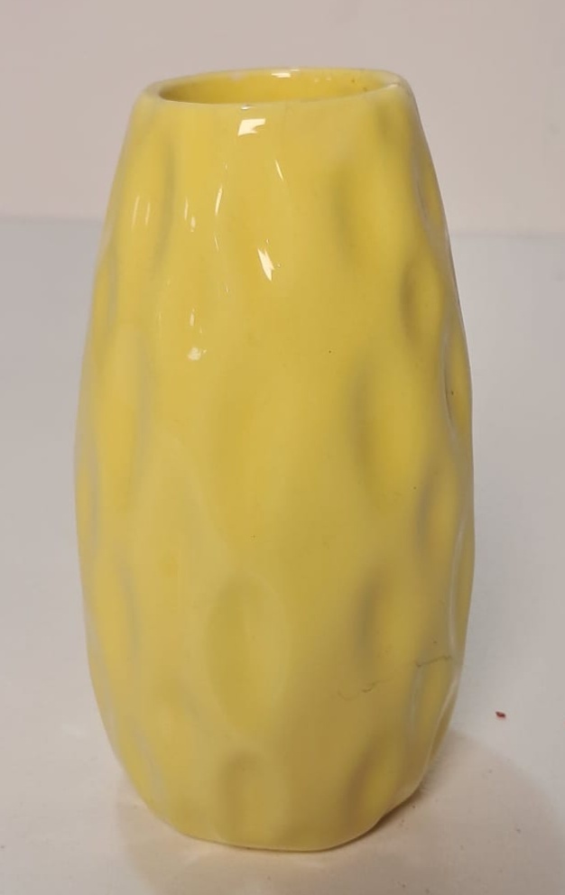 Vasinho Amarelo de Louça Pp - Stefane Sales 