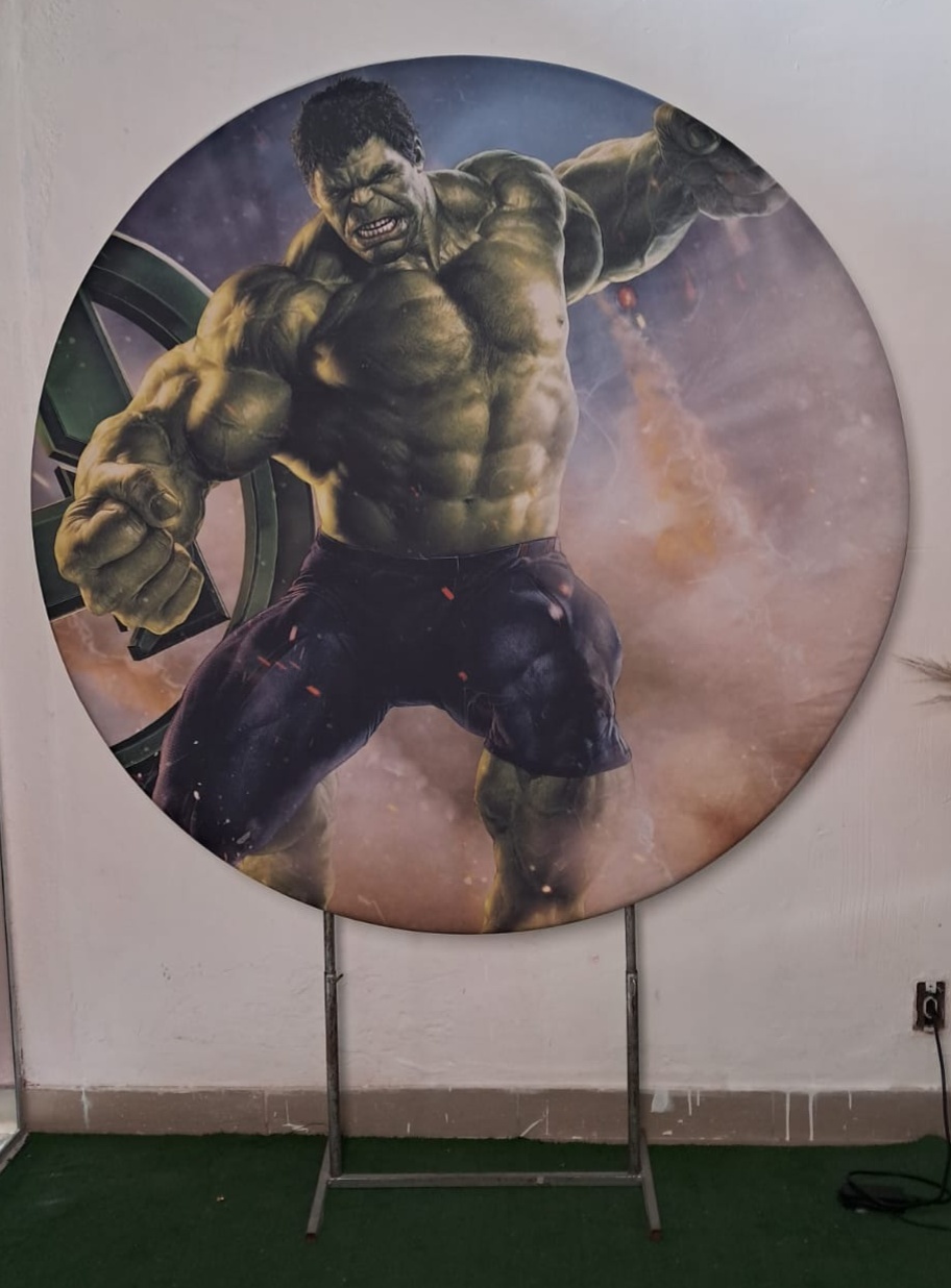 Painel Incrível Hulk - Stefane Sales 