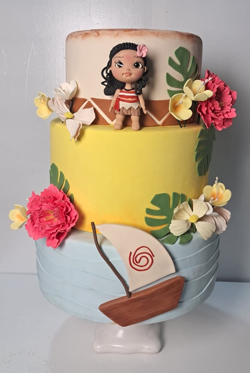 Bolo Fake da Moana - Stefane Sales 