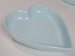 Bandeja de Coração Azul Candy de Louça - imagem 1