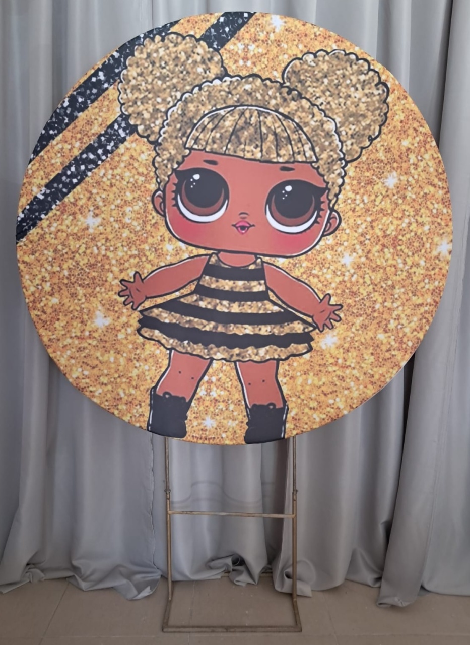 Painel Lol Dourada - Stefane Sales 
