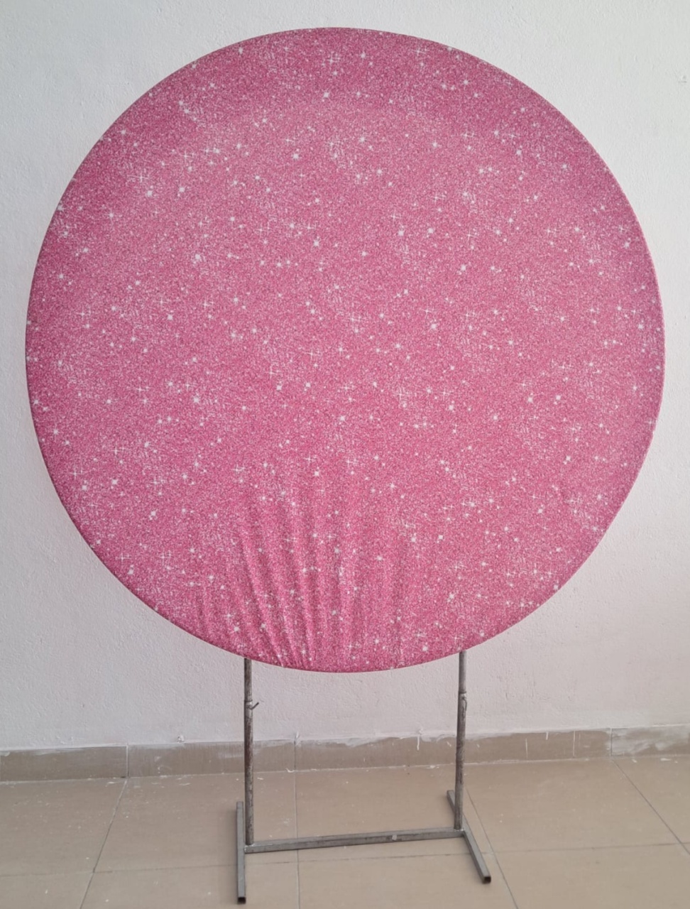 Painel Rosa Com Glitter - Stefane Sales 