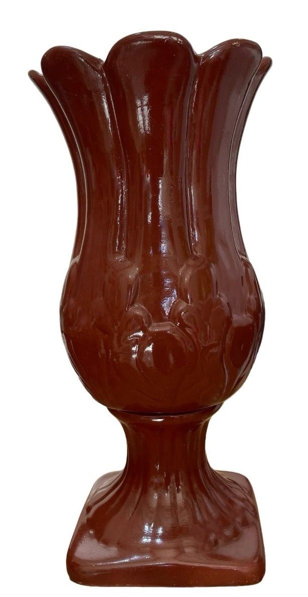 Vaso Marrom de Louça 30Cm - Stefane Sales 