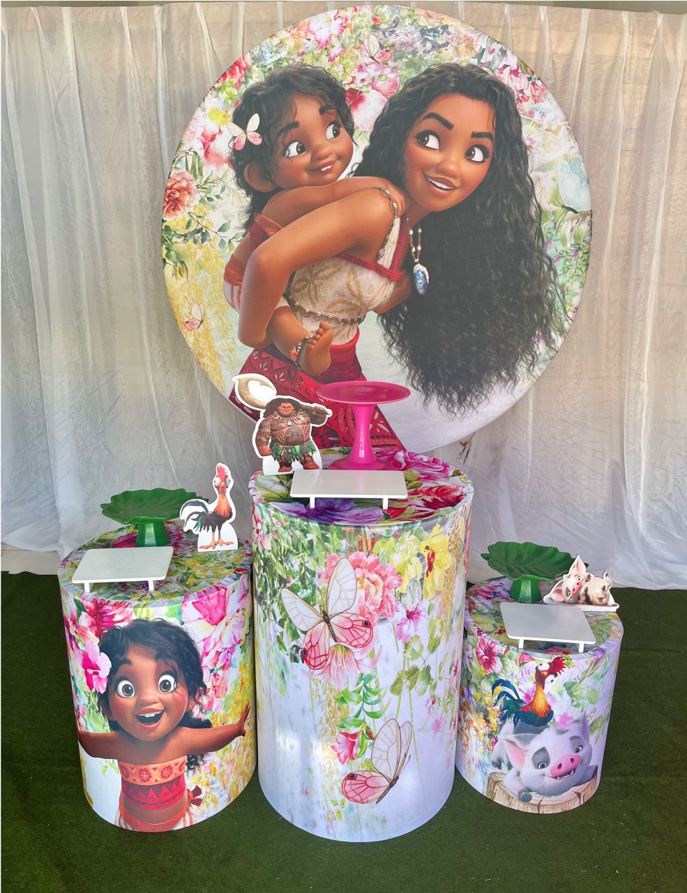 Kit Festa Moana E Irmã - Promocional - Me Pegue Monte