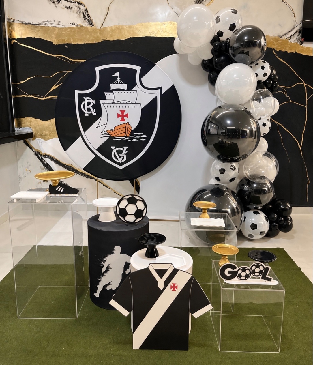 Decoração Com Balão - Vasco - Me Pegue Monte