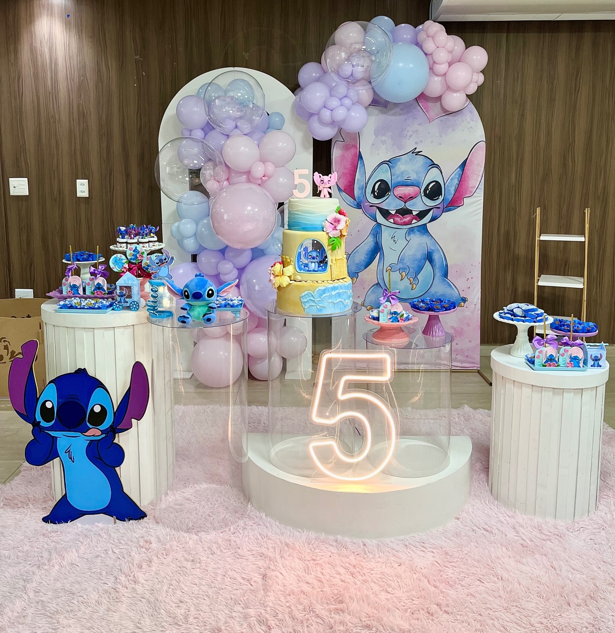 Decoração Stitch - Modelo Sofisticado - Me Pegue Monte