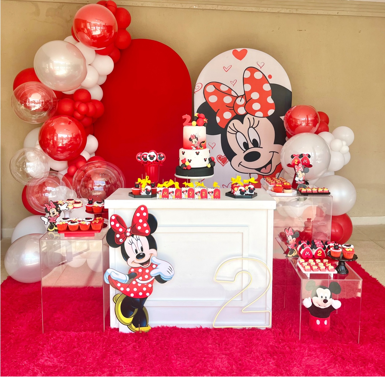 Decoração Infantil - Minnie Vermelha 1 - Me Pegue Monte