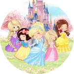 Kit Bolinho Princesas Cuty Ou Grande - Princesa - imagem 2