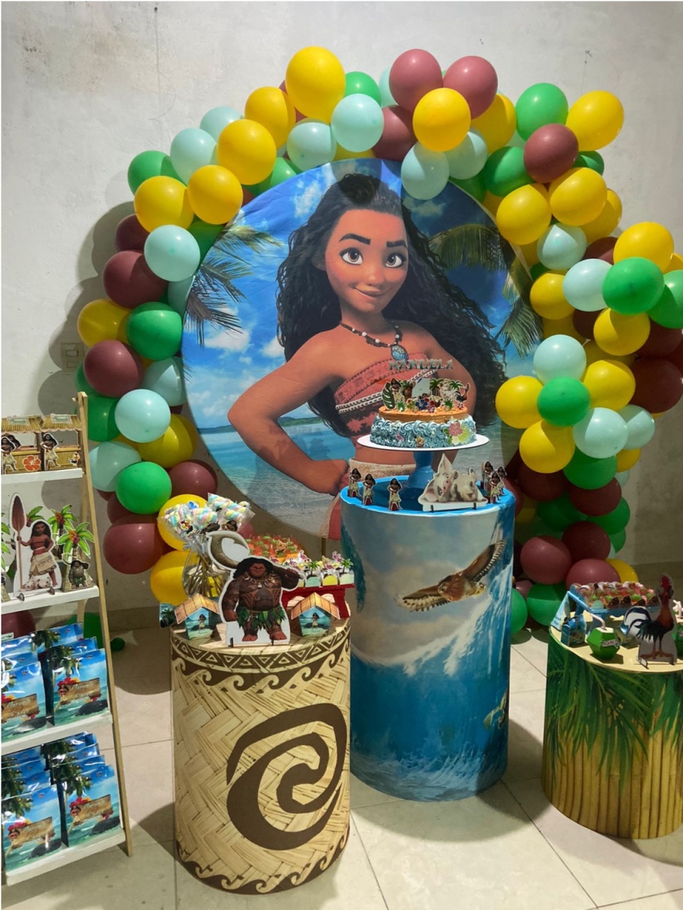 Kit Só Um Bolinho Moana Adulta - Promocional - Me Pegue Monte