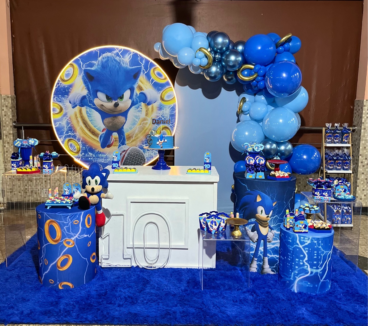Decoração Infantil G - Sonic   - Me Pegue Monte