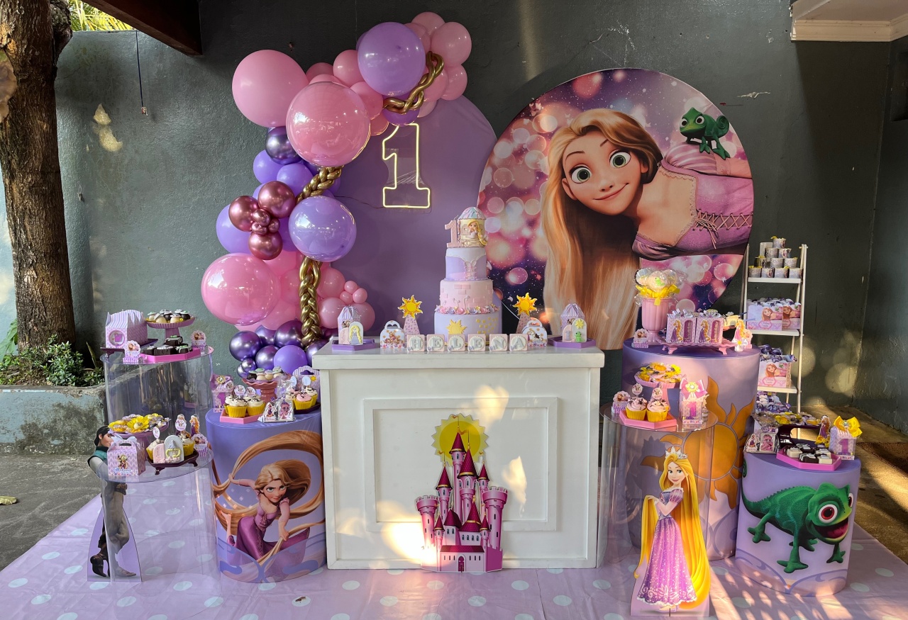 Decoração Rapunzel - Tradicional M - Me Pegue Monte