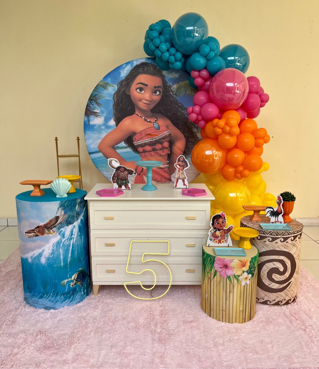 Decoração Moana Adulta  - Me Pegue Monte