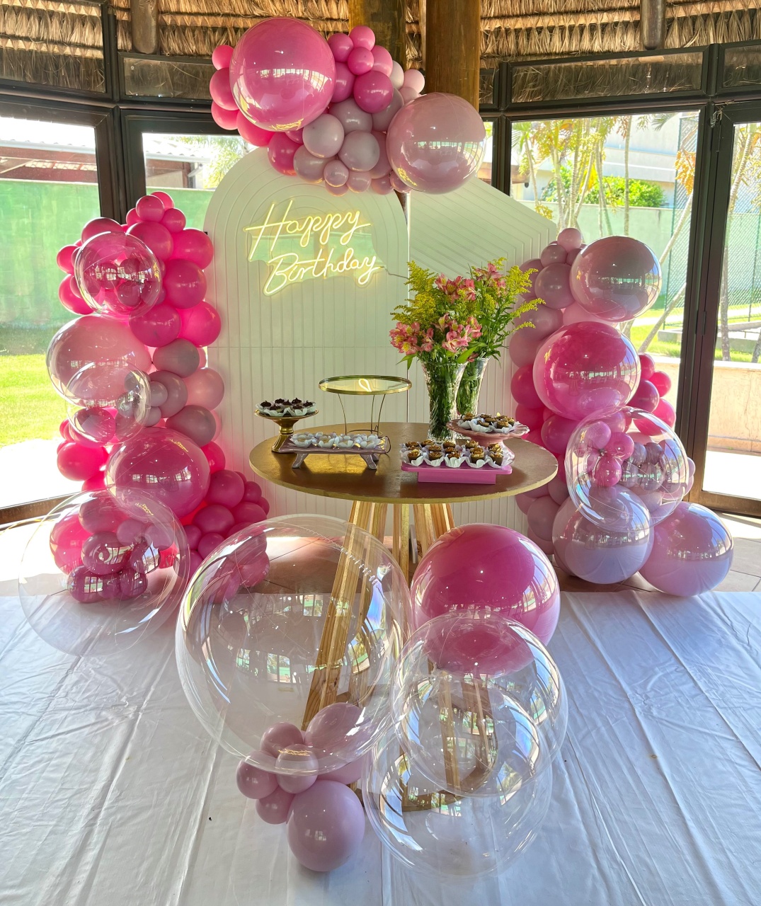 Decoração Rosa Orquídea - Me Pegue Monte