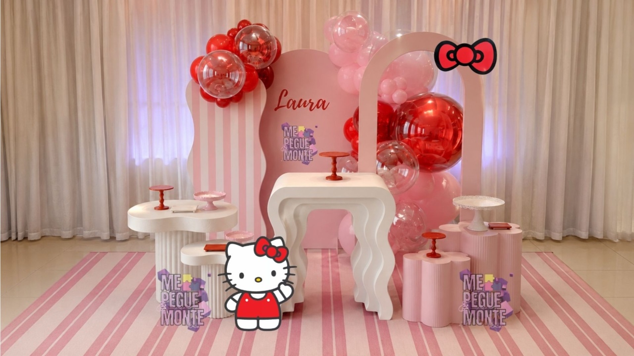 Decoração Hellokitty - G - Me Pegue Monte