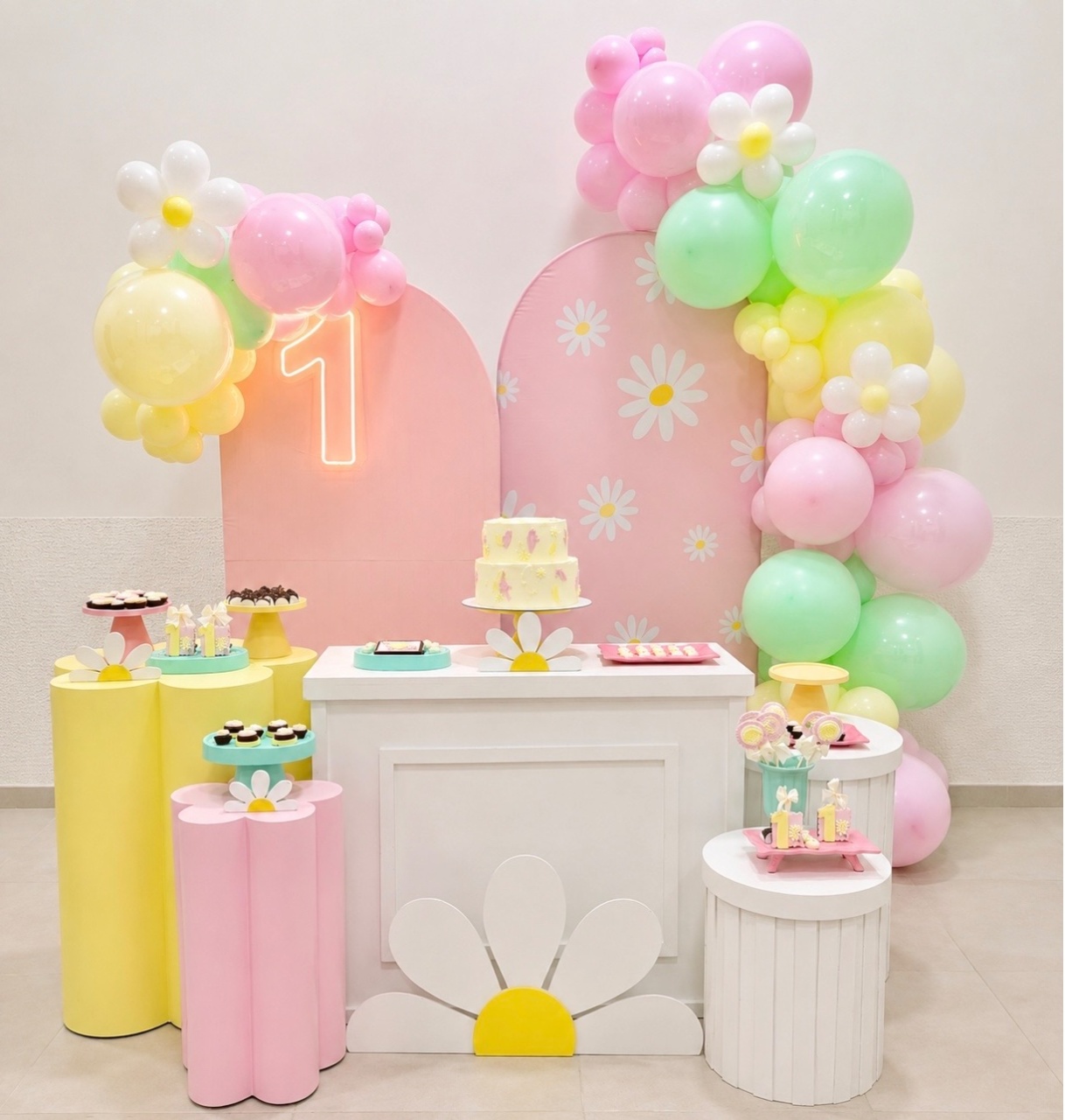 Decoração Infantil - Margaridas Rosa 2 - Me Pegue Monte