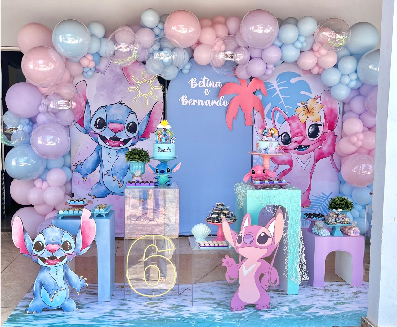 Decoração Stitch E Angel - 2 - Me Pegue Monte