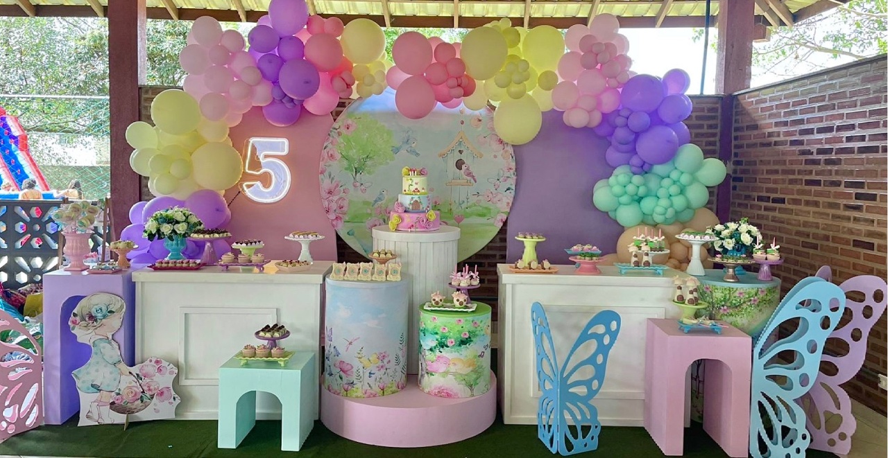 Decoração Jardim Encantado 1  - Me Pegue Monte