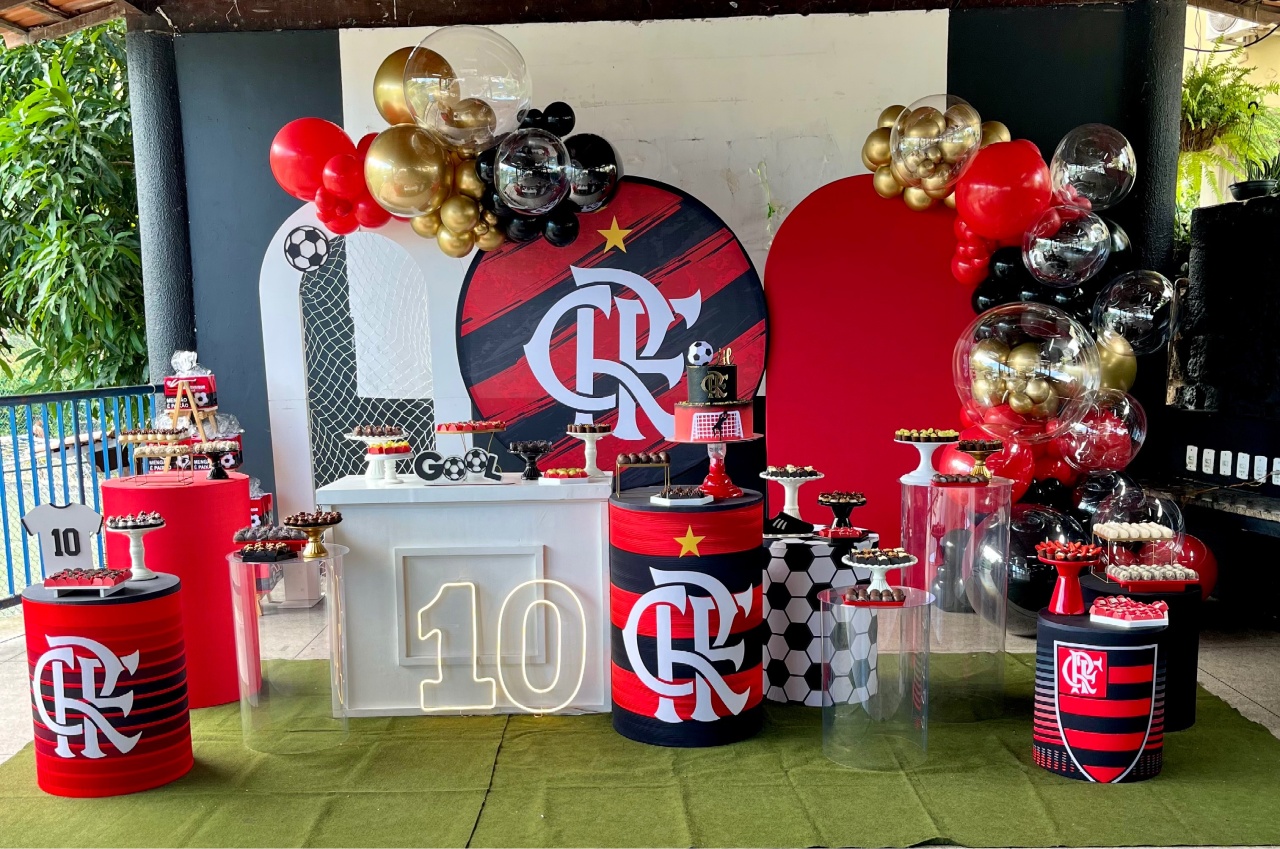 Decoração Flamengo G - Me Pegue Monte