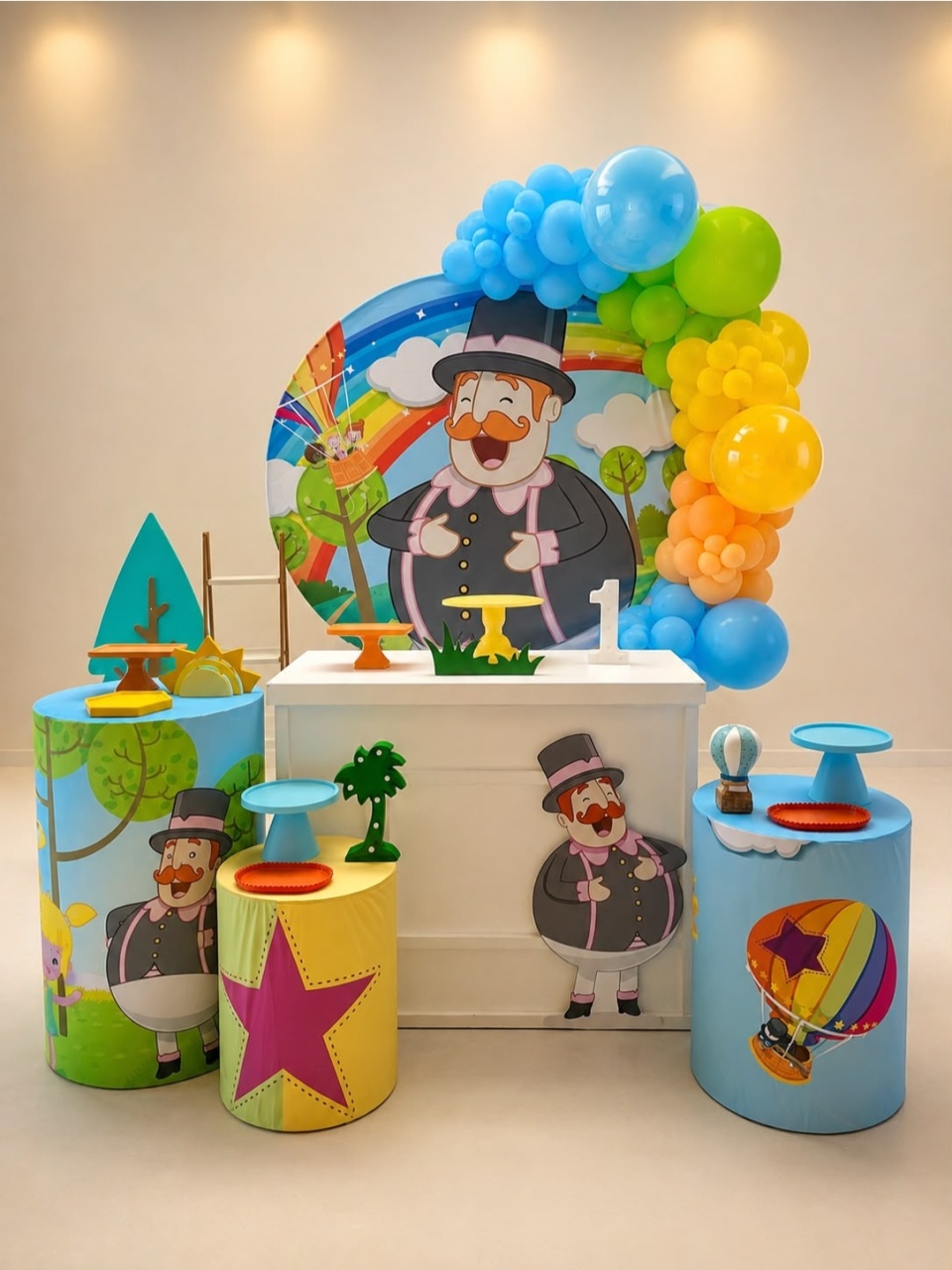 Decoração Com Balão P - Mundo Bita - Me Pegue Monte