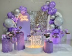 Decoração 15 Anos - Lilás  - imagem 1