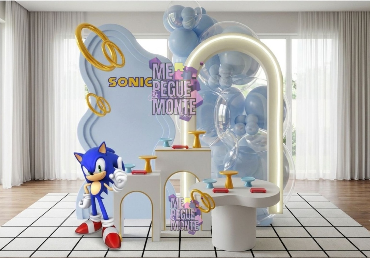 Decoração Orgânica - Sonic (Cópia 1) - Me Pegue Monte