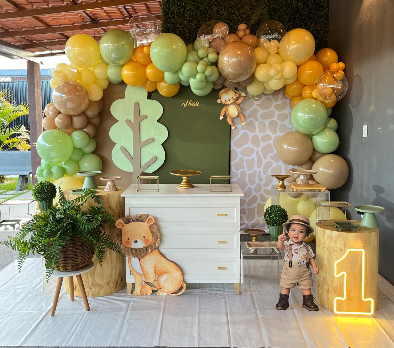 Decoração Safari Clean  - Me Pegue Monte