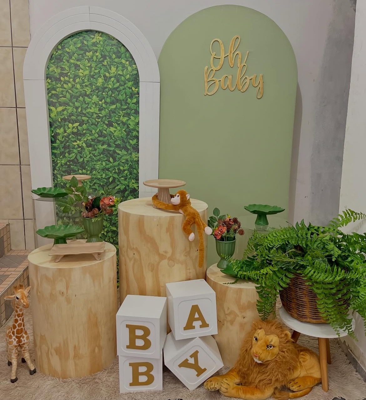 Decoração Safary Baby - Chá de Bebê  - Me Pegue Monte