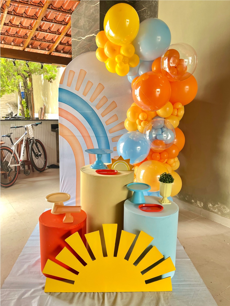 Decoração P - Solzinho   - Me Pegue Monte