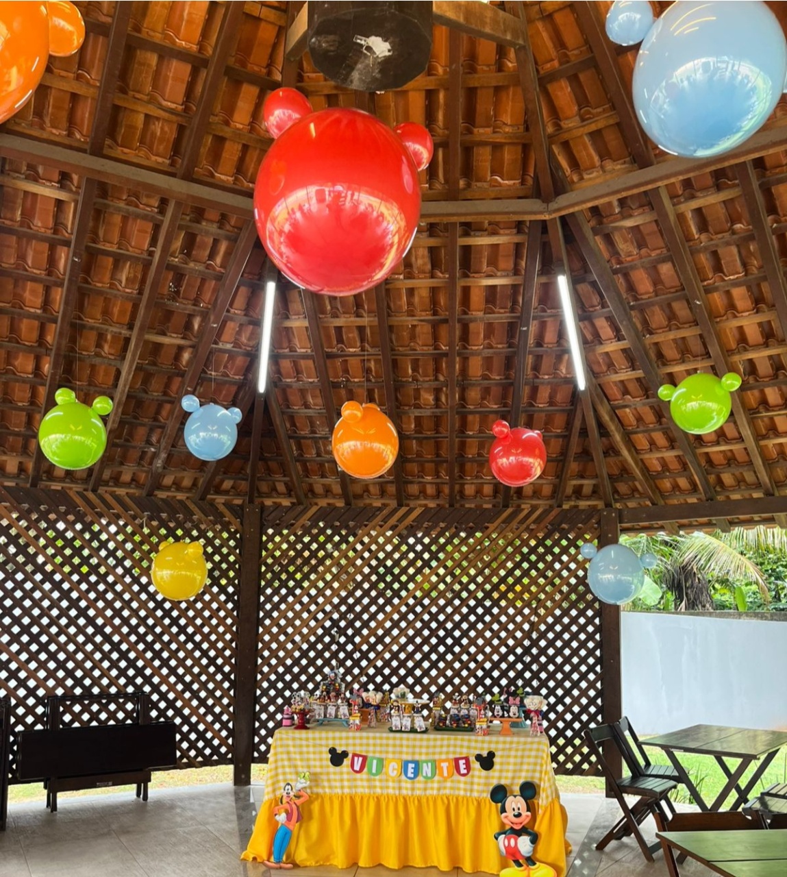 Decoração Com Mesa Grande - Mickey - Me Pegue Monte