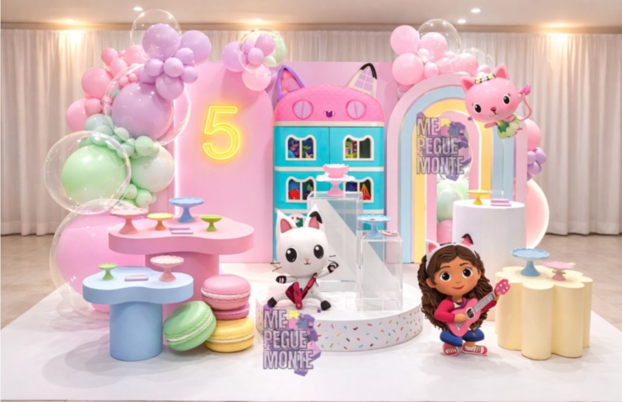 Decoração Infantil - Casa Mágica Gabby 3 - Me Pegue Monte