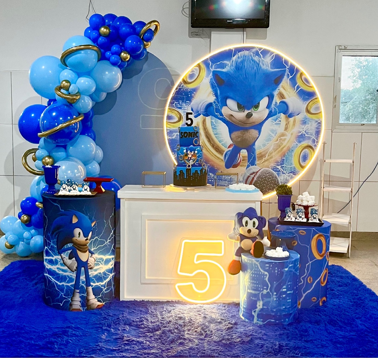 Decoração Infantil - Sonic  - Me Pegue Monte