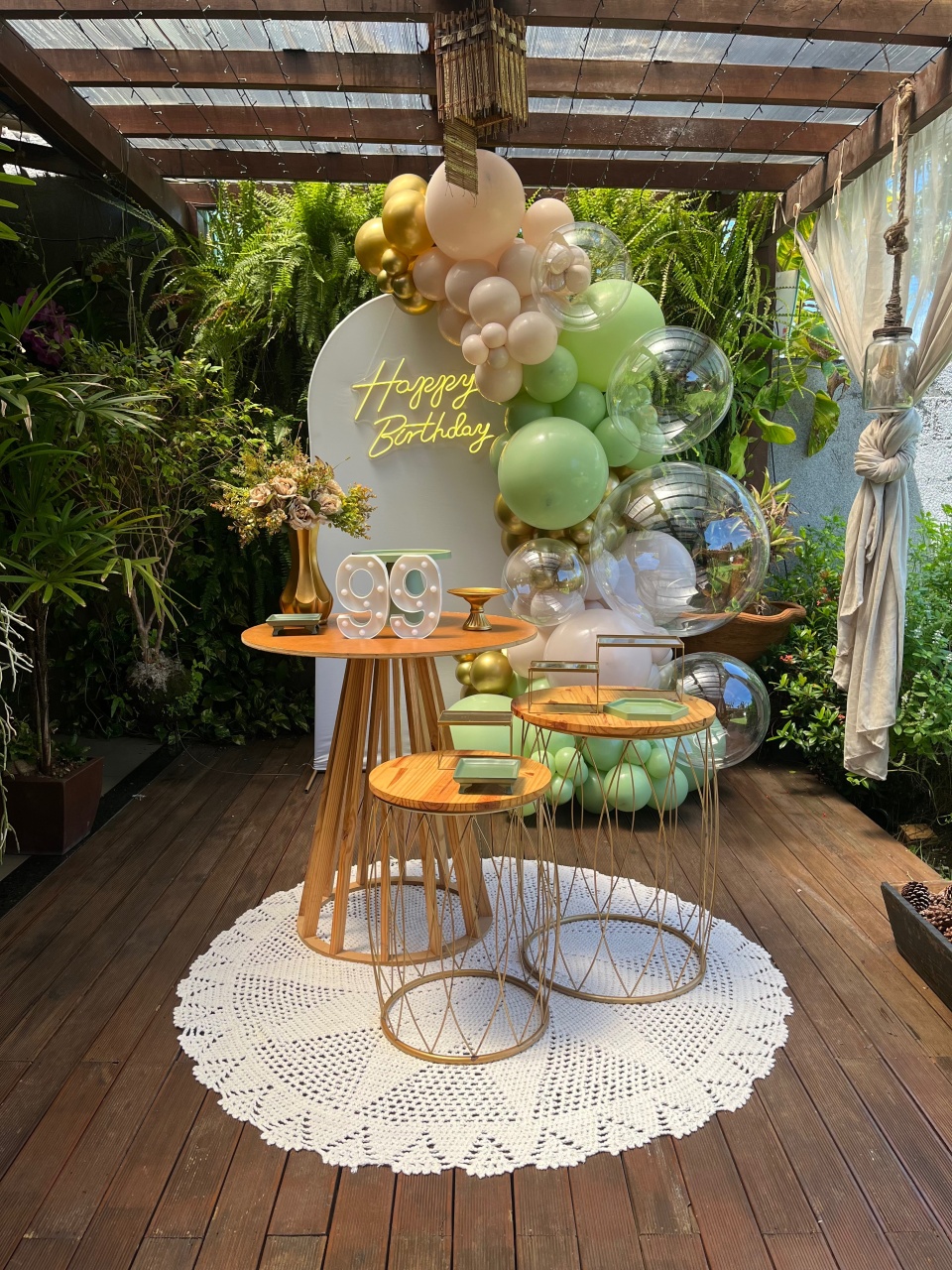 Decoração Branco E Verde Rustica - Me Pegue Monte