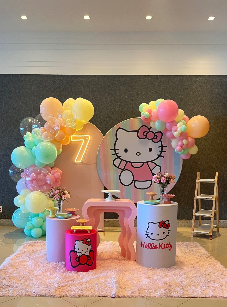 Decoração Hellokitty  - Me Pegue Monte