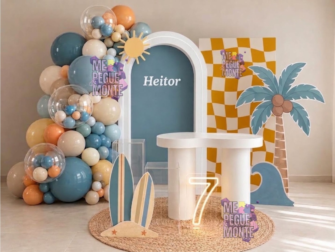Decoração Infantil - Surf - Me Pegue Monte