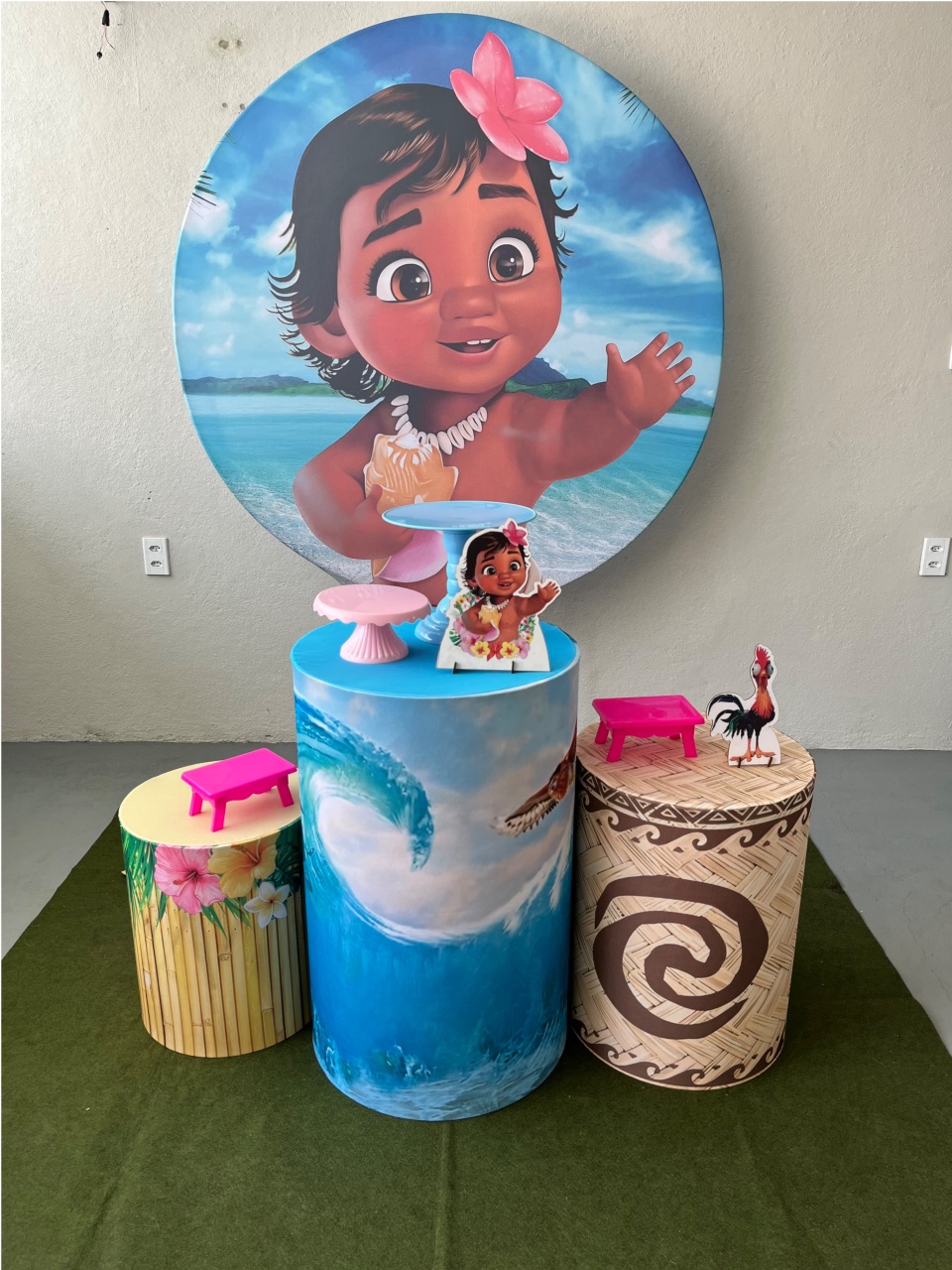 Kit Só Um Bolinho Moana - Promocional - Me Pegue Monte