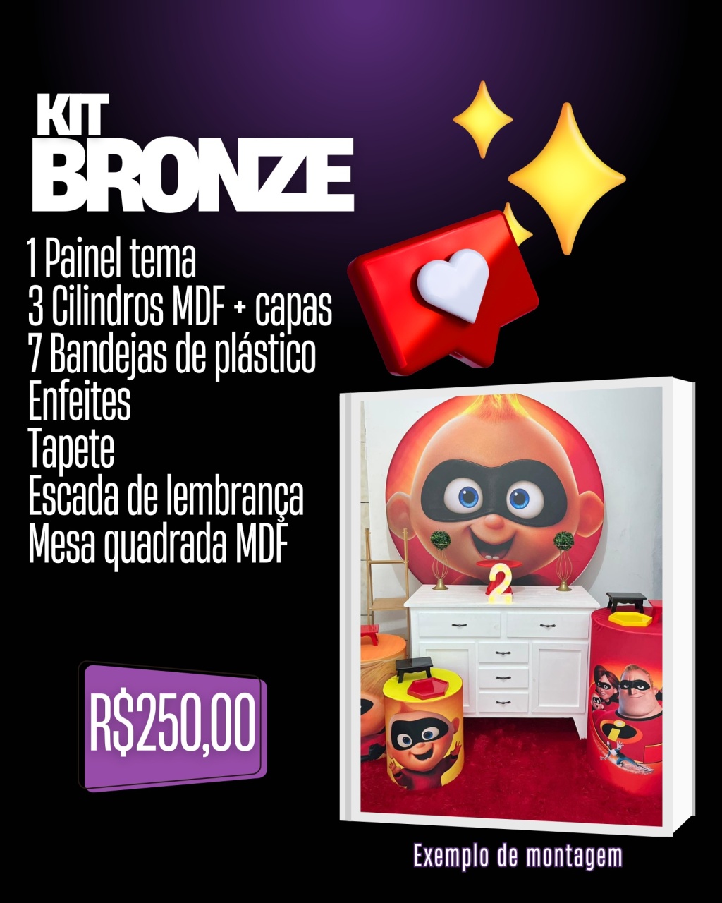 Kit Bronze - Pegue E Monte - Me Pegue Monte