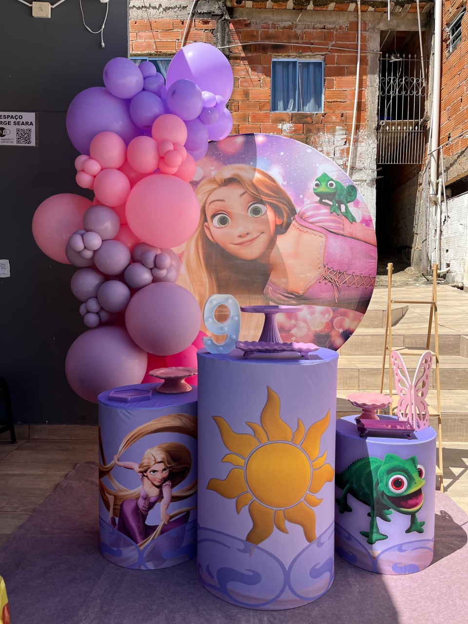 Decoração Rapunzel - Tradicional P - Me Pegue Monte