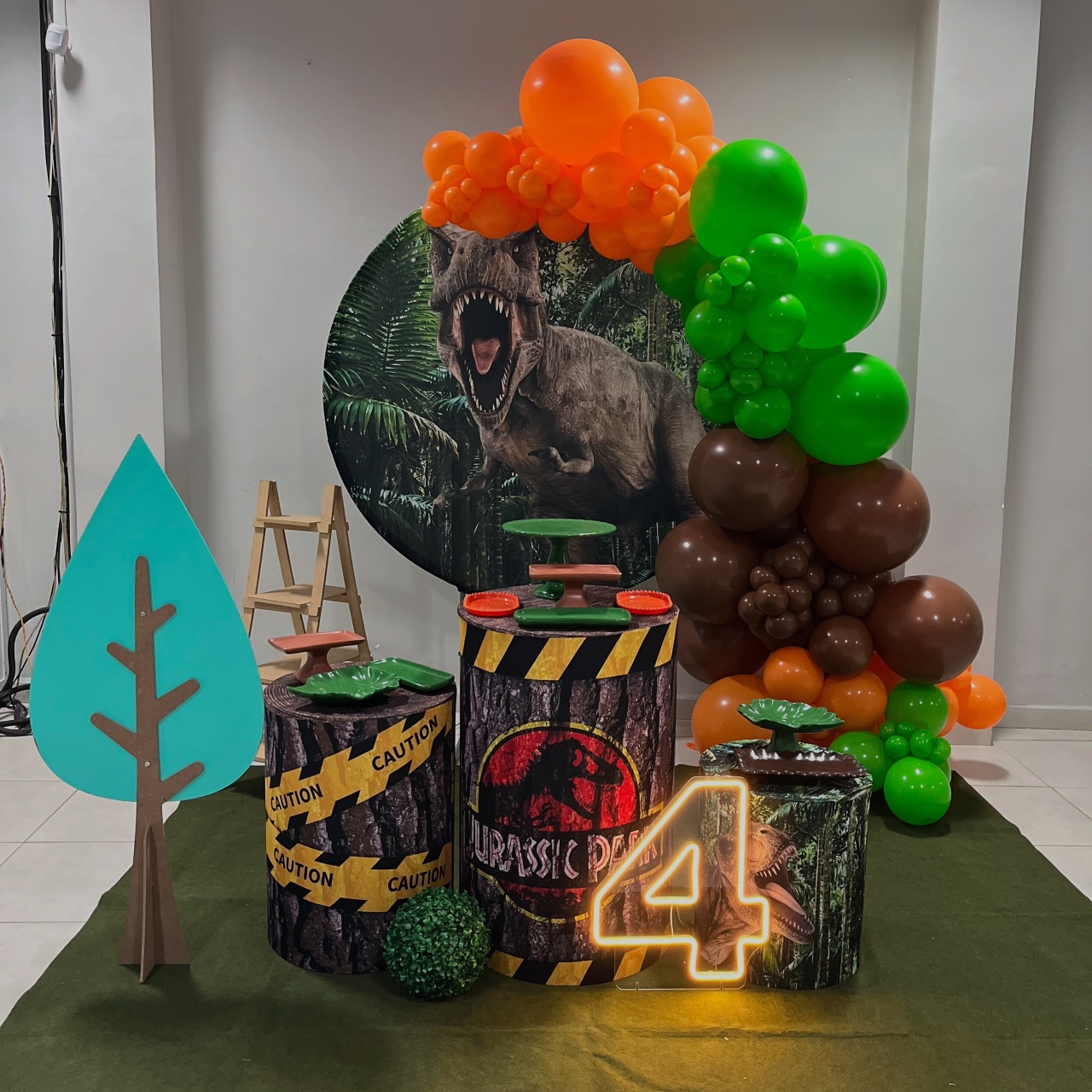 Decoração Jurassic Park Pp  - Me Pegue Monte