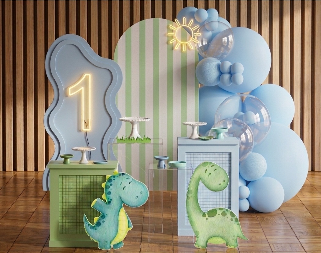Decoração Com Balão - Dino Baby 2 - Me Pegue Monte